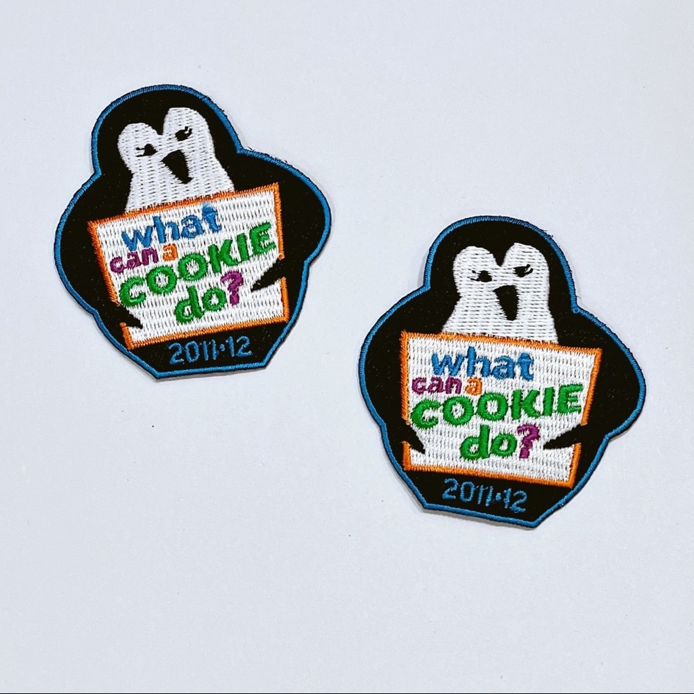 2 New Girl Scouts iron on patches